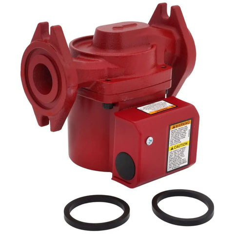 Smooth As Butter 1/25 HP Hot Water Circulator Pump Replacement For NRF-22 115 Volt System with red housing and seals.