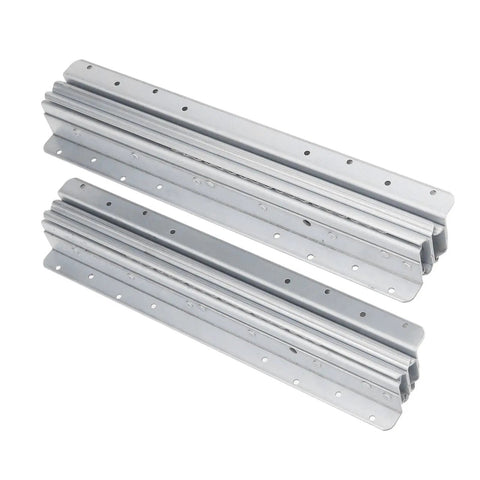 Beefy Heavy Duty Drawer Slides 120kg Capacity in Cold Rolled Steel for Staircase Cabinets 1000mm Length Pair of Rails, angled view