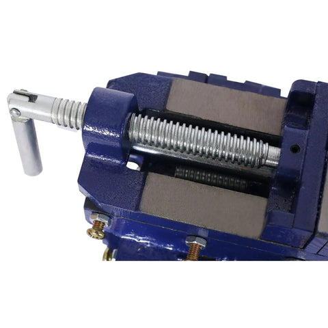 Heavy Duty Cross Slide Vise Tough As Nails Drill Press To Milling Machine Upgrade Kit with serrated jaws and adjustable screw.