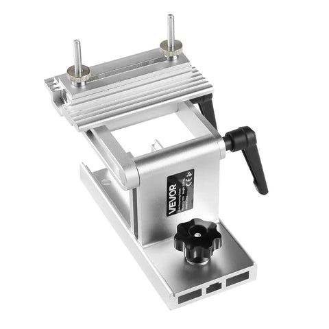 Adjustable Bench Grinder Tool Rest For 6 Inch Or 8 Inch Grinders With Flat Miter Slide Replacement Sharpening Jig shown in metal construction.