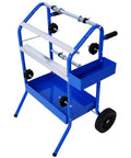 18 Inch Mobile Multi Roll Masking Paper Machine With Storage Trays The Workhorse For Painting Auto Body Jobs And Auto Shop Projects