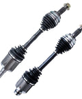 Pair Of Front Cv Axle Assemblies Fwd Fits 2007 To 2014 Ford Edge And Lincoln Mkx, heavy duty OEM style, featuring rubber boots.