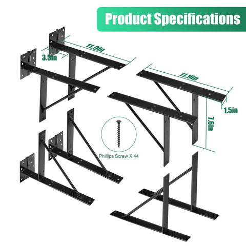 4 Ft By 10 Ft Black Weather Resistant Privacy Fence Screen And Gate Kit With Heavy Duty Anti Sag Corner Brackets For Outdoor Walls Gardens Yards Patios And More