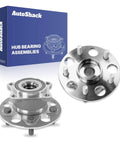 Rear Wheel Hub Bearing Assemblies Left and Right With ABS Replacement for 2019 to 2025 Toyota RAV4, 2020 to 2024 Toyota Camry, and 2021 to 2023 Lexus ES250 2 Piece Set