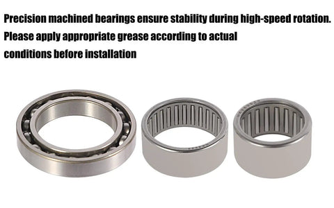 Heavy Duty Front Differential Axle Intermediate Shaft Kit Fits 2012-2021 Dodge Ram 1500 bearings for stability and performance.