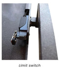 Close-up of a limit switch on the Three Point Five Ton Hydraulic Car Hoist Lift For Garage Portable Mid Rise Scissor Lift