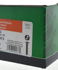 Box of Heavy-Duty Heat-Treated One-Way Lag Screw 5/16 x 3 for Maximum Security Mounting, Hillman brand