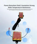 Heat Activated Auto Fire Extinguisher Sticker For Car Engine And Electric Battery Bay Tough As Nails Flame Suppressant Pad compact fire suppression device with wiring.