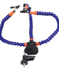 Three Arm Soldering Helping Hands Station With Adjustable Clips And Heat Resistant Stainless Steel Clips, silicone pads