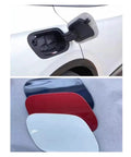 Stay Dry And Look Sharp With This Top Shelf Waterproof Charging Port Cover Designed For Volkswagen Id4 And Id4 Crozz Electric Ride, featuring red cap, EV charging port.