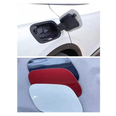 Stay Dry And Look Sharp With This Top Shelf Waterproof Charging Port Cover Designed For Volkswagen Id4 And Id4 Crozz Electric Ride, featuring red cap, EV charging port.