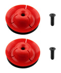 44-70-0375 20 Oz Sausage Barrel Replacement Plunger Screw Kit for Cordless Caulking and Grease Gun, Red Plunger with Screw