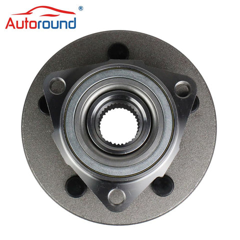 Front Wheel Hub And Bearing Assembly Replacement For 1997 To 2000 Ford F 150 4x4 5 Lug 2 Wheel ABS Direct Fit With Sealed Bearings And Durable Steel Construction Ready To Install