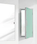 Heavy Duty Aluminum Drywall Access Panel 16 By 48 Inches showing open hatch for wall inspection and hidden utility access.