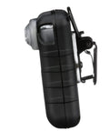 Side view of Single Gas Detector For Oxygen O2 Range 19.52% To 23.0%, Portable Handheld Monitor with clip for easy attachment