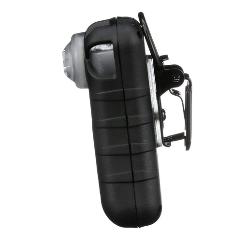 Side view of Single Gas Detector For Oxygen O2 Range 19.52% To 23.0%, Portable Handheld Monitor with clip for easy attachment