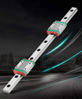 High Precision Linear Rail Guide 250mm Long 12mm Wide For Automatic Equipment with lubrication, shown in angled view.