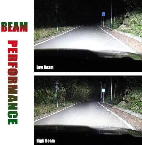 D1S Xenon HID Headlight Bulb 8000K 35W High Low Beam Replacement Pack Of 2 light performance comparison on road