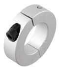 Beefy Aluminum Alloy Shaft Collar Clamp Double Split Rig For 6mm To 40mm Shafts Holds Tight Anodized Finish Solid Good For Soft Metal And Engine Parts Reliable Tool For Hard Working Mechanics One Piece Size 8mm, 8mm aluminum shaft collar clamp with black screw