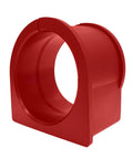 Red polyurethane bushing from Rack And Pinion Bushing Kit For Toyota Tacoma 4WD 1995 To 2004 And 2WD Prerunner 1998 To 2004 With Improved Design