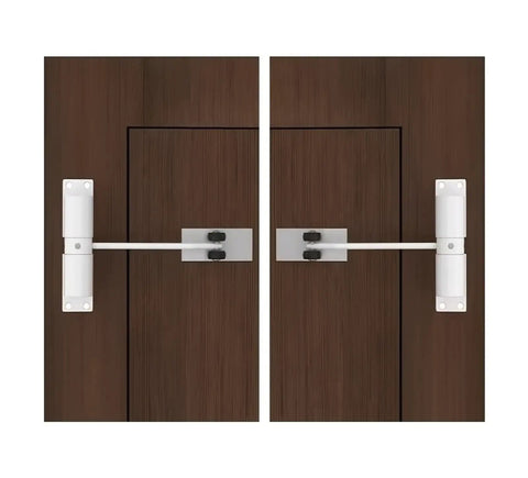 Easy Install Adjustable Automatic Door Closer For Interior Doors White Furniture Hardware Durable Fit on dark wood doors