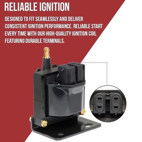 Ignition Coil For GM Based Marine Engines With A Huge Range Fit For 3.0L 4.3L 5.0L 5.7L 7.4L 8.1L 8.2L Replaces Mercury 817378T 898253T27 Direct OEM Replacement For MerCruiser Volvo Penta OMC Crusader