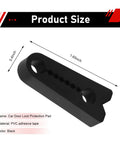 Heavy Duty Silicone Car Door Shock Absorber Pads To Ditch Door Smacks For Smooth Quick Closures Universal Noise Dampening Auto Silencer Fits Sedans SUVs And Trucks Quiet Rubber Buffer Black 4 Pack with size 0.4 inches by 1.65 inches
