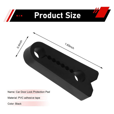 Heavy Duty Silicone Car Door Shock Absorber Pads To Ditch Door Smacks For Smooth Quick Closures Universal Noise Dampening Auto Silencer Fits Sedans SUVs And Trucks Quiet Rubber Buffer Black 4 Pack with size 0.4 inches by 1.65 inches