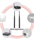 Bluetooth And WiFi Antenna SMA Male 2.4GHz 6dBi Booster For Home Office Router IP Camera Wireless Range Extender in use