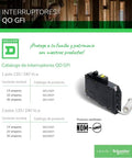 QO Qwik-Gard 15 Amp Single Pole GFCI Circuit Breaker For QO Panels, 120 Volt AC, shown with certification logos.
