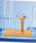Pendulum Ball Inertia Demonstration Kit for Classroom Physics and Homeschool STEM Learning with wooden stand and metal ball