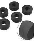 5 Pack Rubber Bumpers For Gym Equipment And Home Furniture With Quiet Shock Absorption And Anti Vibration Pads To Prevent Slippage