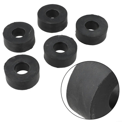 5 Pack Rubber Bumpers For Gym Equipment And Home Furniture With Quiet Shock Absorption And Anti Vibration Pads To Prevent Slippage
