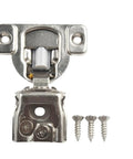 Soft Close Concealed Hinges For Kitchen Cabinets With 6 Way Adjustable Heavy Duty Steel Construction In A Sleek Silver Finish