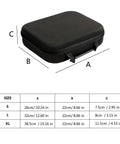 Heavy Duty Drill Gear Storage Organizer Case With Reinforced Ergonomic Handle And Customizable Dividers Three Capacity Options