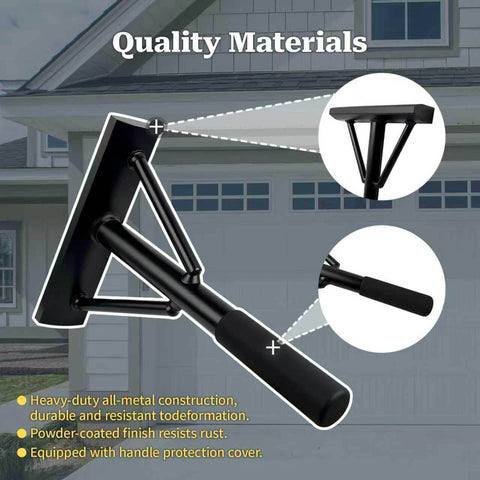 Two Point Five Kilogram Alloy Steel Anvil For Garage Door Track Repair And Straightening For Standard Two Inch Vertical Roller Tracks Pro Grade Maintenance Kit shown with handle protection
