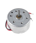 4 Pack DC Motors 3V 1730 RPM Mini Electric Motors for DIY Toys and Wind Turbines Shaft 9.5 x 2 mm Silver Body Low Noise Stable Power