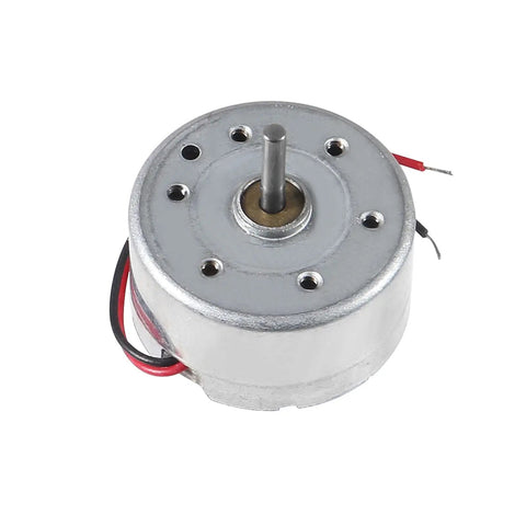 4 Pack DC Motors 3V 1730 RPM Mini Electric Motors for DIY Toys and Wind Turbines Shaft 9.5 x 2 mm Silver Body Low Noise Stable Power
