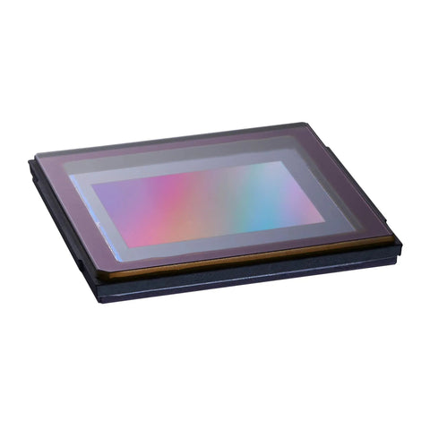 Close-up of camera sensor from Rugged Micro Four Thirds Weather Sealed Camera with 5 Axis Image Stabilization, 50MP High Resolution Handheld Shot