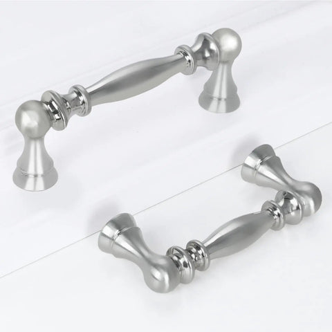 10 Pack 7.5 Inch Brushed Satin Nickel Kitchen Cabinet Handles Drawer Pulls Set With 192mm Center-to-Center, elegant design
