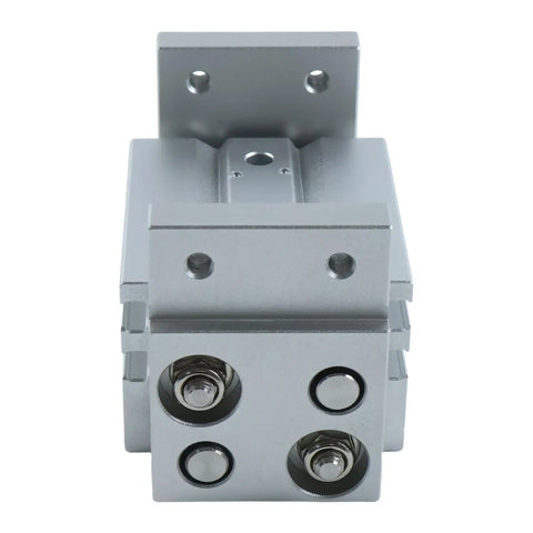 Front view of pneumatic gripper finger cylinder MHL2-16D MHL216D replacement part for industrial automation.