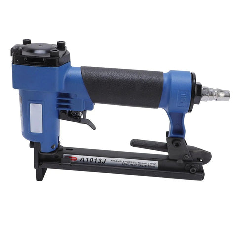 Top Shelf Heavy Duty Pneumatic Brad Nailer Kit for fast cabinet projects with aluminum body and comfortable grip.