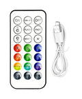 Remote Control And Charge Wire Kit For Pool Fountain MyKubi white with buttons and USB cable