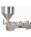 Pro Grade Semi Automatic Liquid And Paste Dispenser Pneumatic Piston Filling Machine With 30L Stainless Steel Hopper for precise filling.