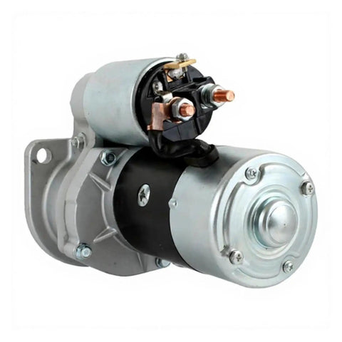 Plug And Play Starter With Preinstalled Solenoid And Mounting Bracket For 4TNE98 Diesel Engine Replacement Compatible With 129953 77010 129953 77011