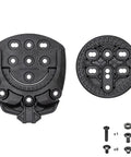 Slick Quick Connect Mount Plate For Concealed Holsters And Spare Mag Pouches With Auto Locking 360 Rotation rugged black polymer parts