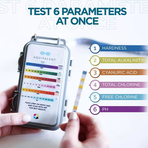 All In One Pool And Spa Water Test Kit With AI Powered App No Fuss Thick Strips For Quick And Accurate Readings Scan To Track Chemistry