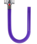 Must Have Dryer Vent Vacuum Attachments Kit No Fuss For Dyson Handheld Vacuums purple flexible hose detail