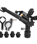 360 Degree Rotating Sprinkler System With Adjustable Spray For Lawn Garden And Farm Irrigation 1.5 In To 1 In Thread With DN25 Adapter
