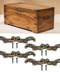 Dope Retro Bronze Zinc Alloy Drawer Pulls Set 20 Pcs 3 Inch Hardware Kit with wooden box, vintage style handles